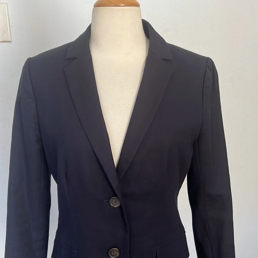 J. Crew Super 120's Cotton Academia Classic Blazer Jacket Size 2‎